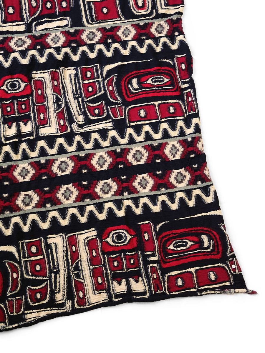 Felted Wool Alaska-Raven Blanket