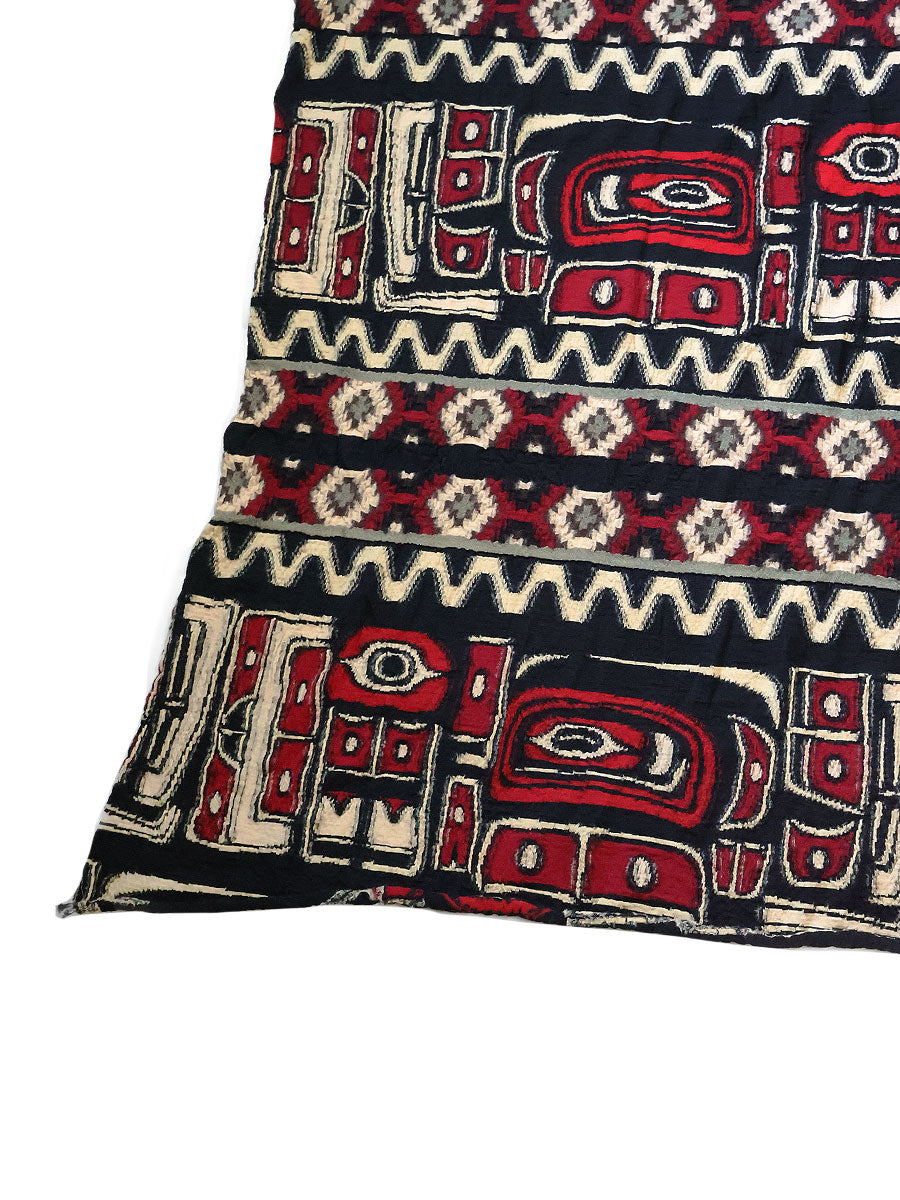 Felted Wool Alaska-Raven Blanket