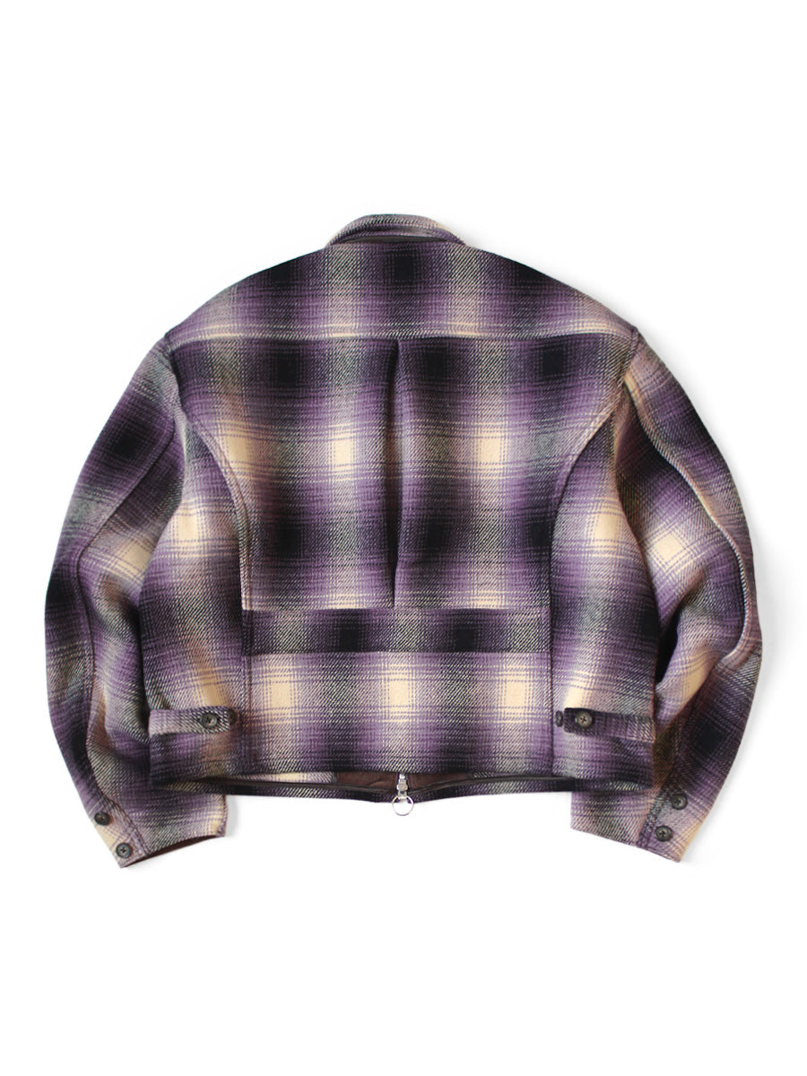 Vintage Wool Shadow Check Hunting...