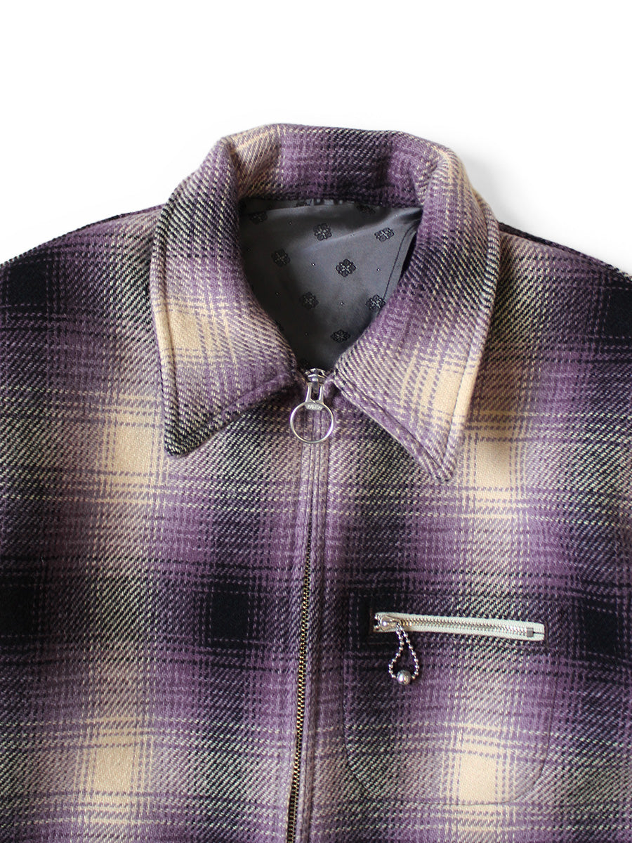 Vintage Wool Shadow Check Hunting...