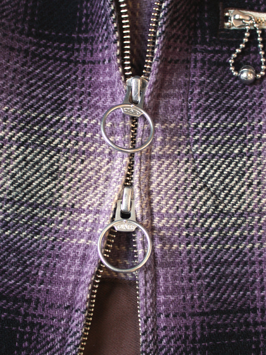 Vintage Wool Shadow Check Hunting...
