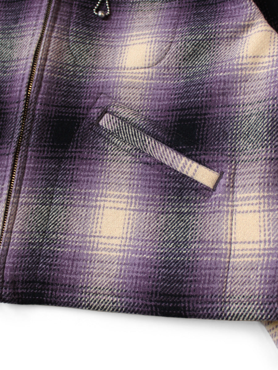 Vintage Wool Shadow Check Hunting...