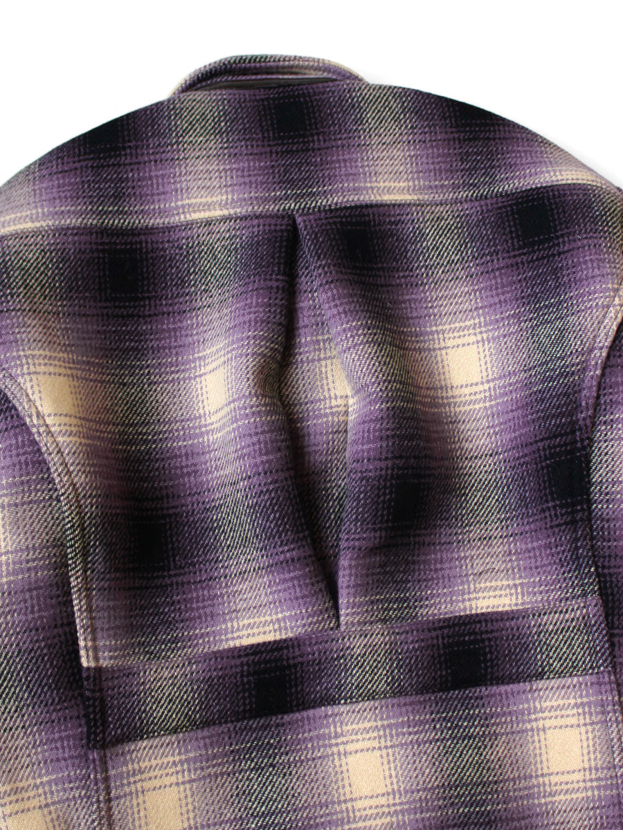 Vintage Wool Shadow Check Hunting...