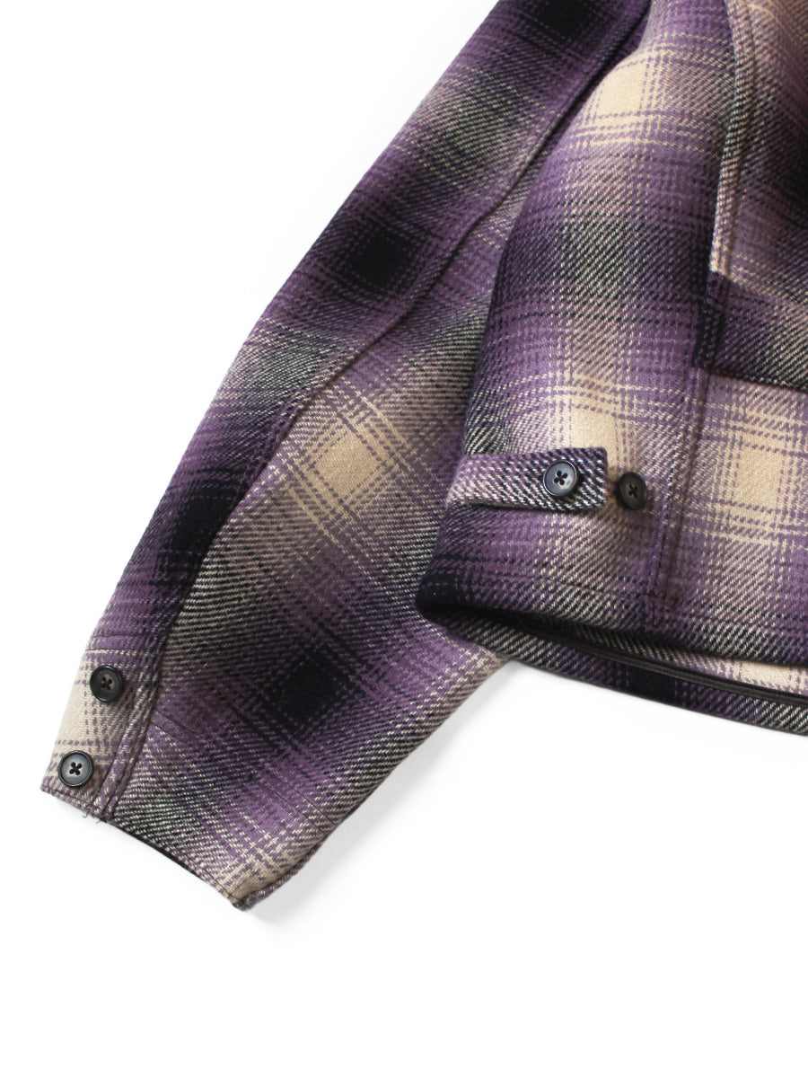 Vintage Wool Shadow Check Hunting...