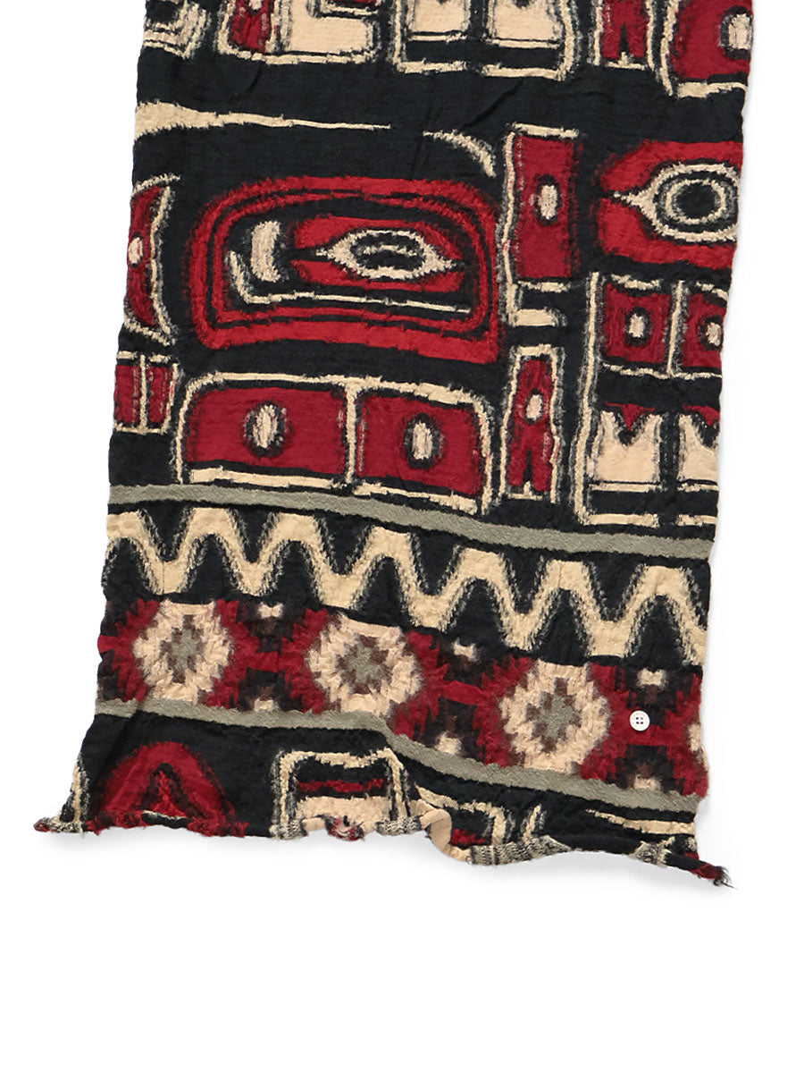 Felting Wool Alaska-Raven HAPPY Scarf