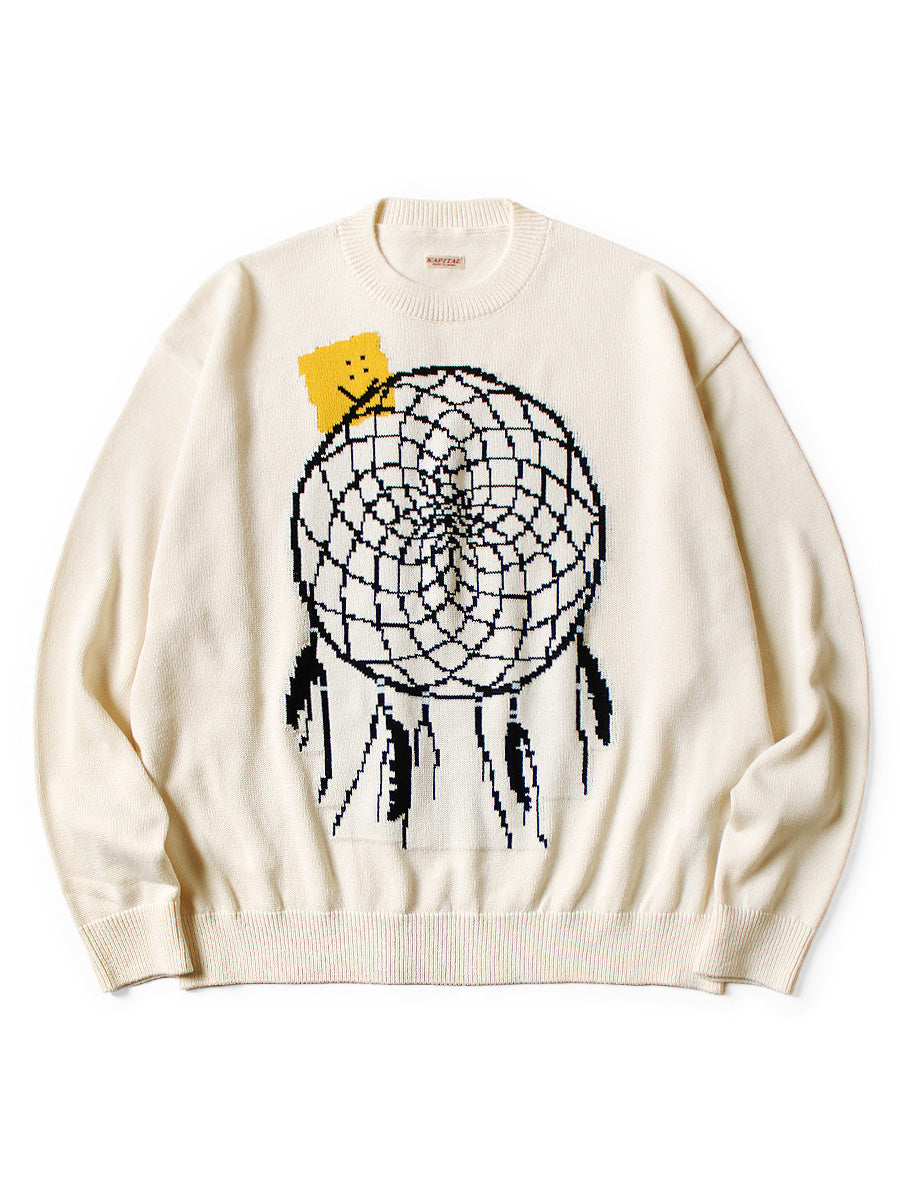 7G Knit PECKISH Dream Catcher Crew Se... - Kinari