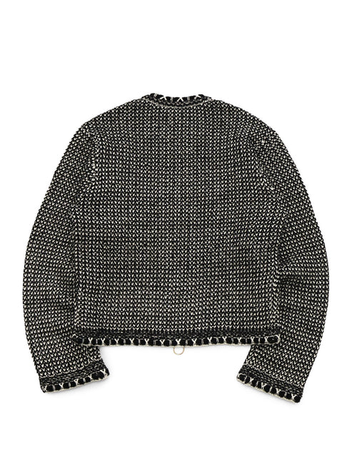 5G Knit Zip Cava Cardigan