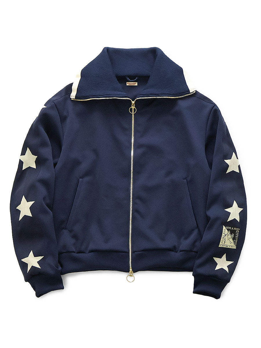 Smooth Jersey Sailor Track JKT (Betts...) - Navy x Kinari