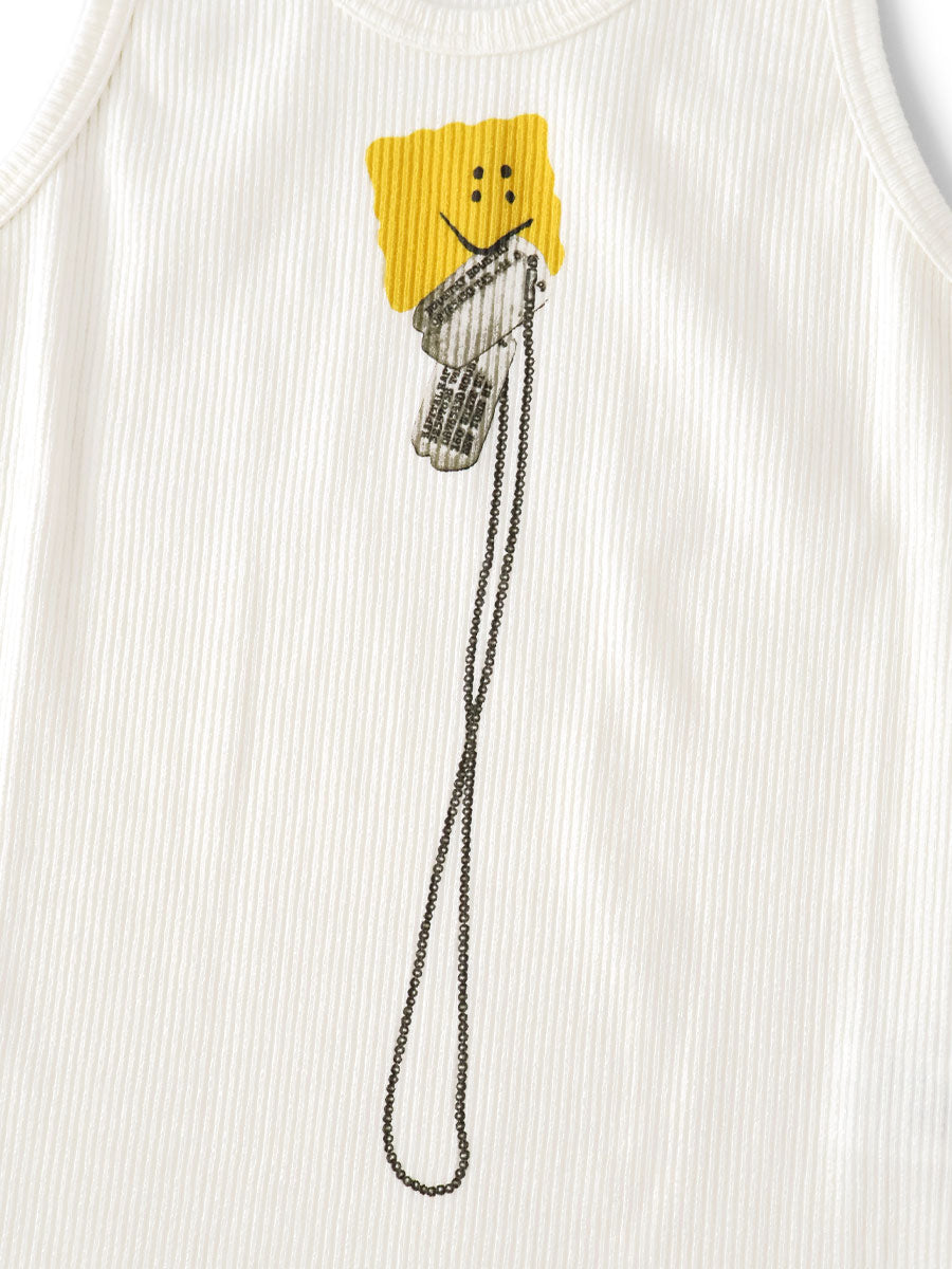 60/2 Beaterico Tank Top (PECKISH Dog Tag...