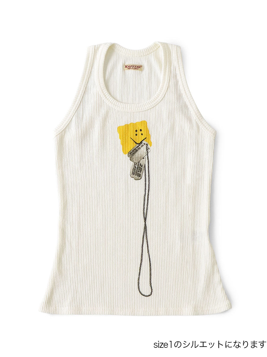 60/2 Beaterico Tank Top (PECKISH Dog Tag...