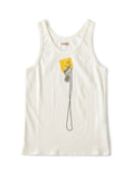 60/2 Beaterico Tank Top (PECKISH Dog Tag... - White