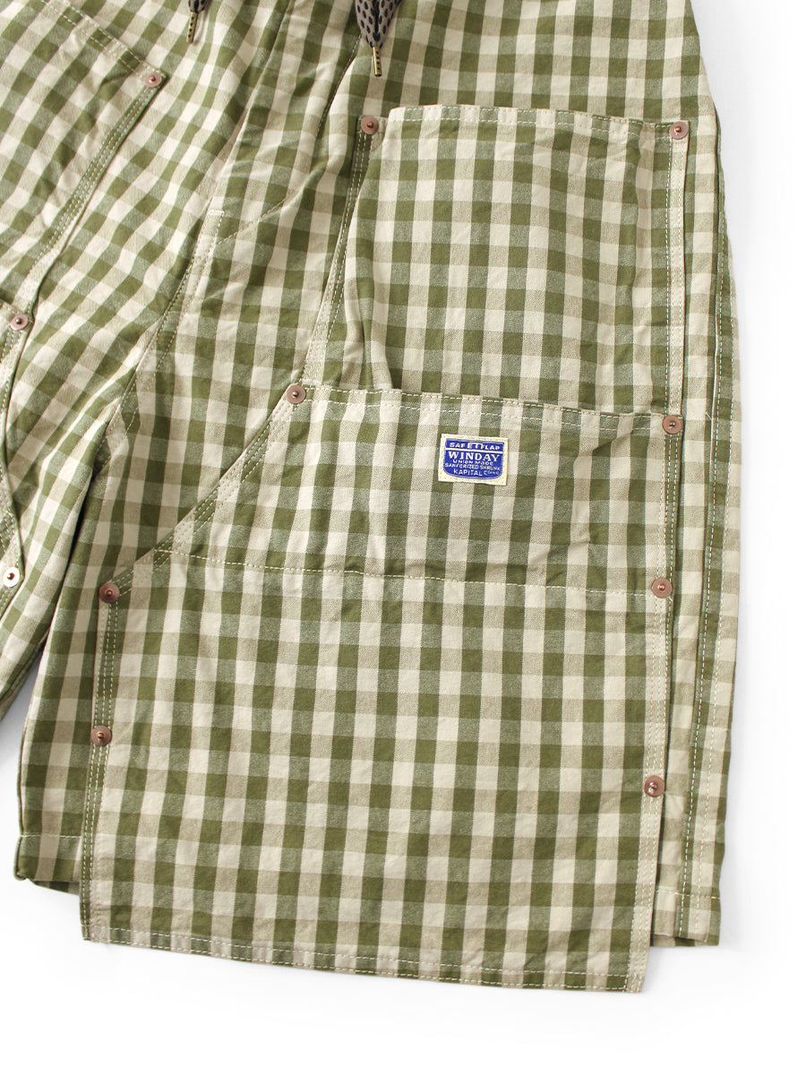 OX Gingham W Knee Easy Short Pants
