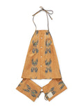 KASURI Bib Chalk Camisole - Orange