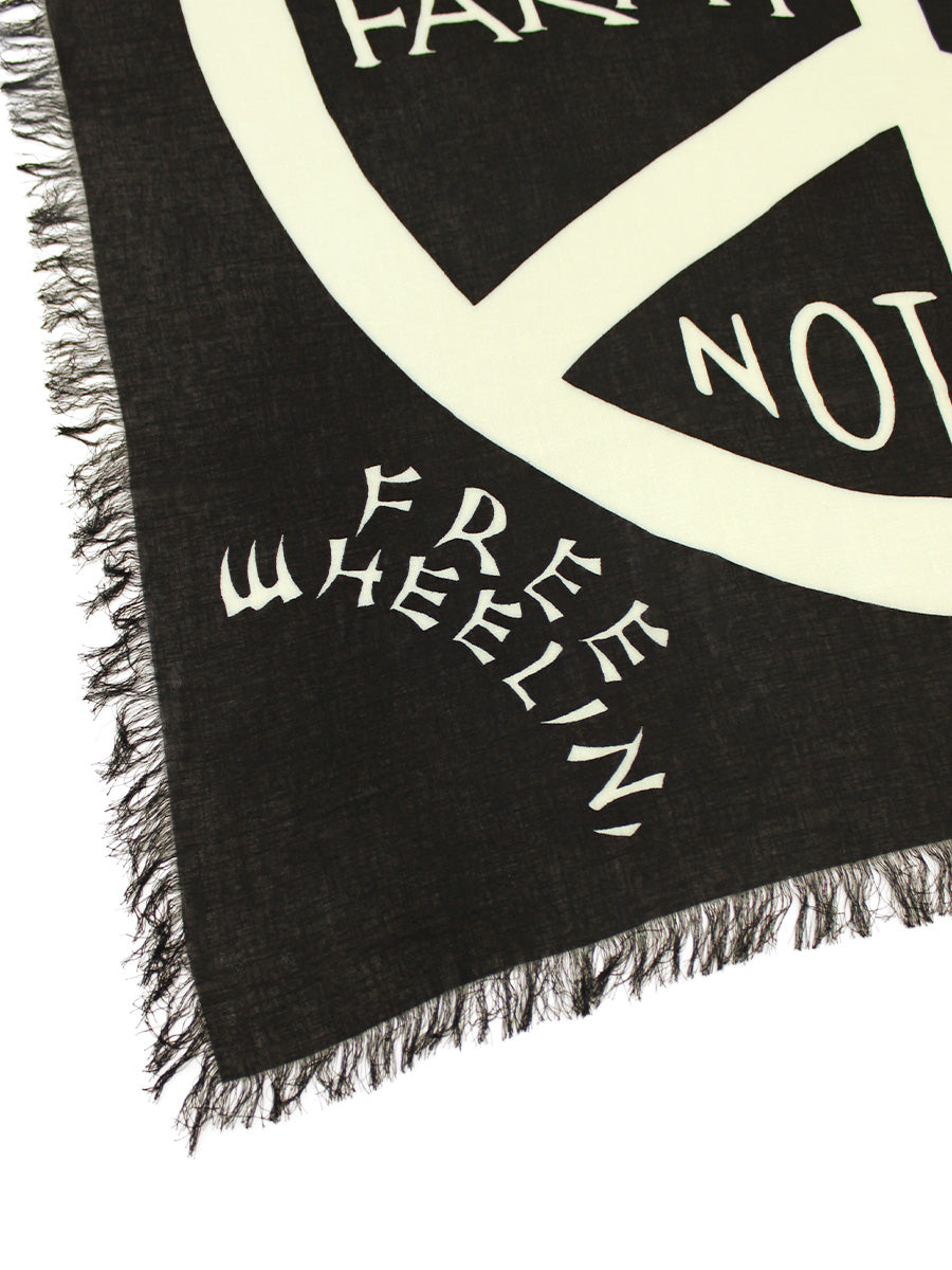 Rayon Fringe Square Stole (GIANT PEACE)