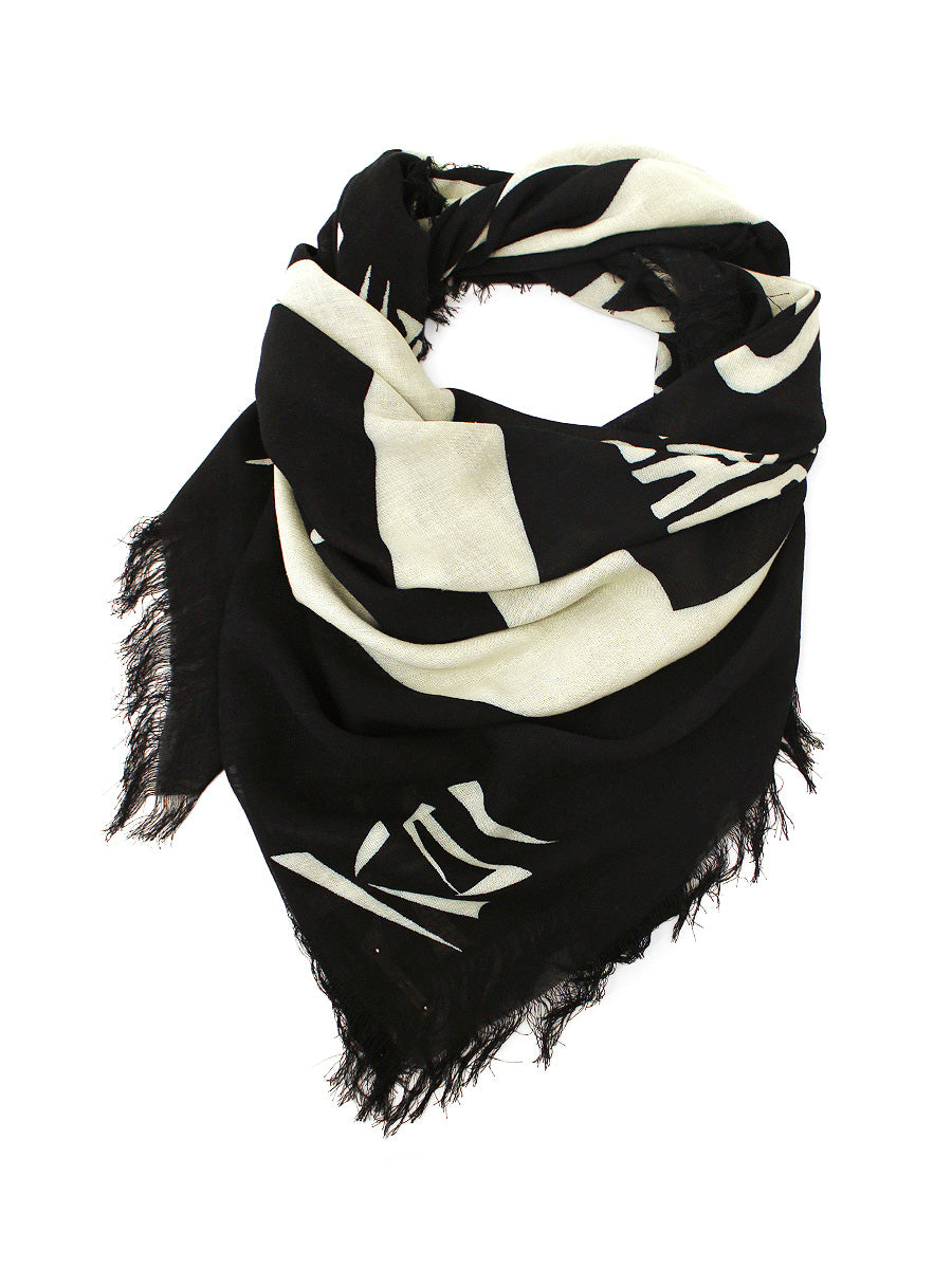 Rayon Fringe Square Stole (GIANT PEACE)
