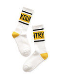144 pcs KOUNTRY socks - White