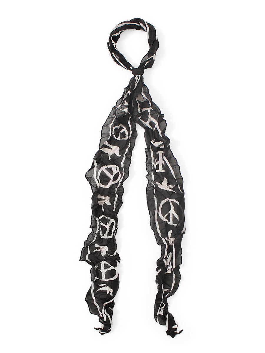 Washer Silk Mogas Carf (LIVE PEACE) - Black