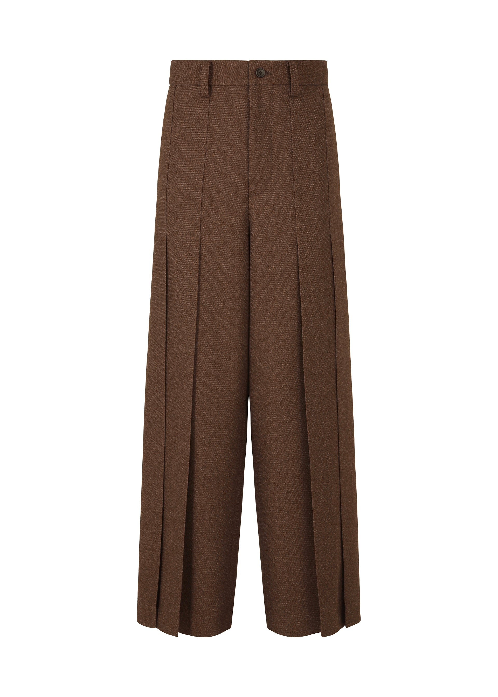 Wool Like Tweed - BROWN