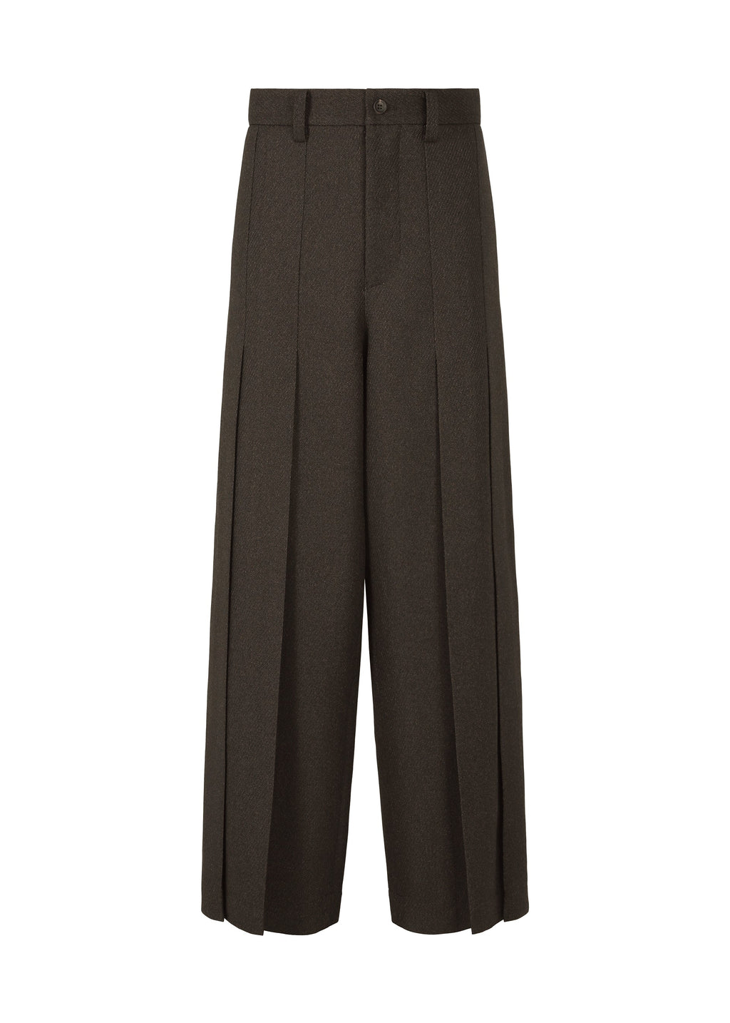 Wool Like Tweed - DARK BROWN