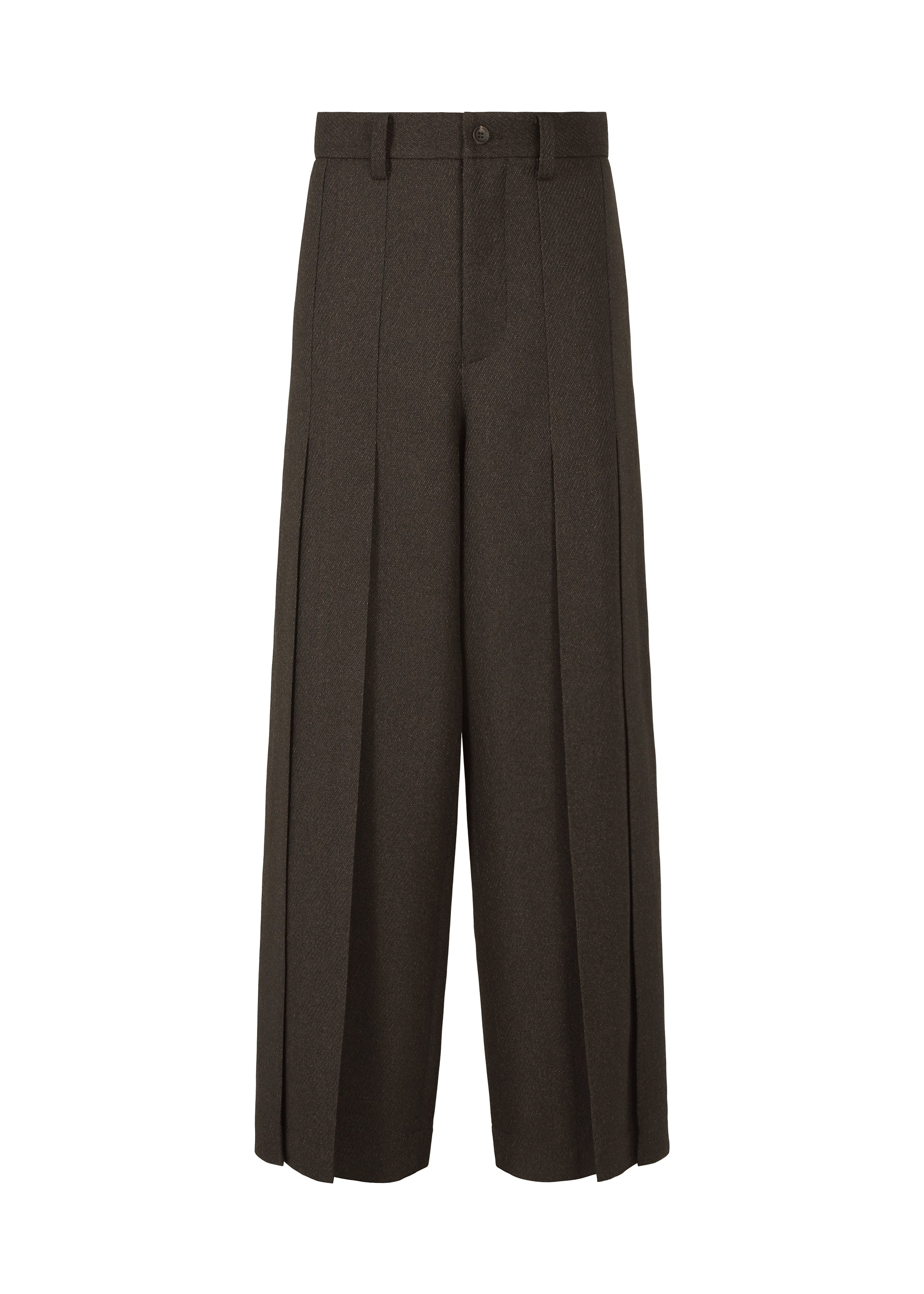 Wool Like Tweed - DARK BROWN