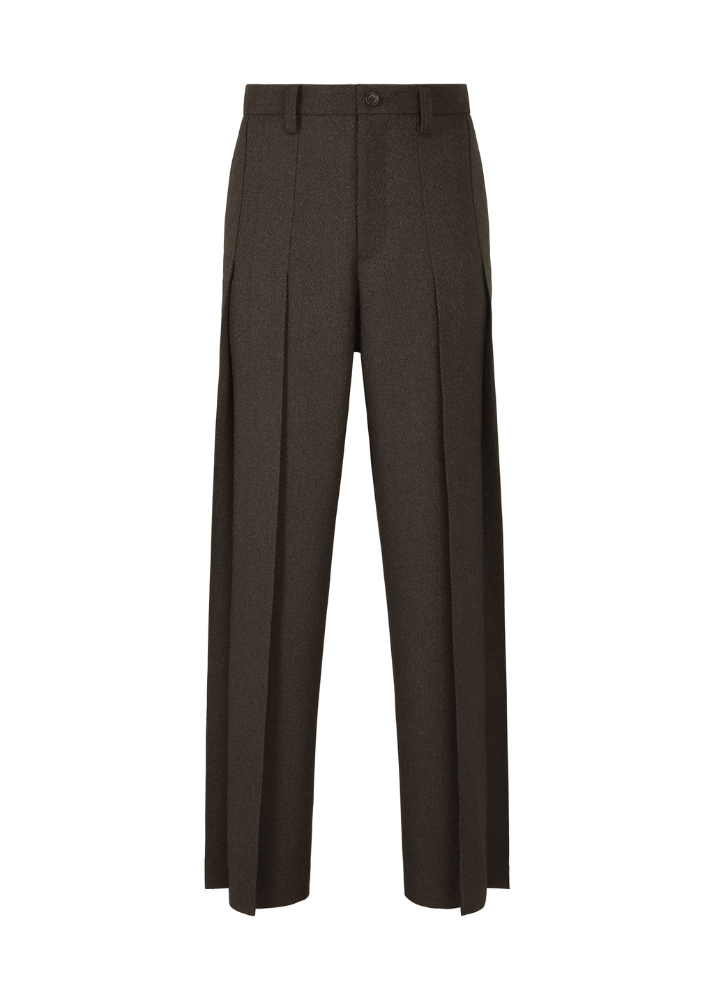 Wool Like Tweed - DARK BROWN