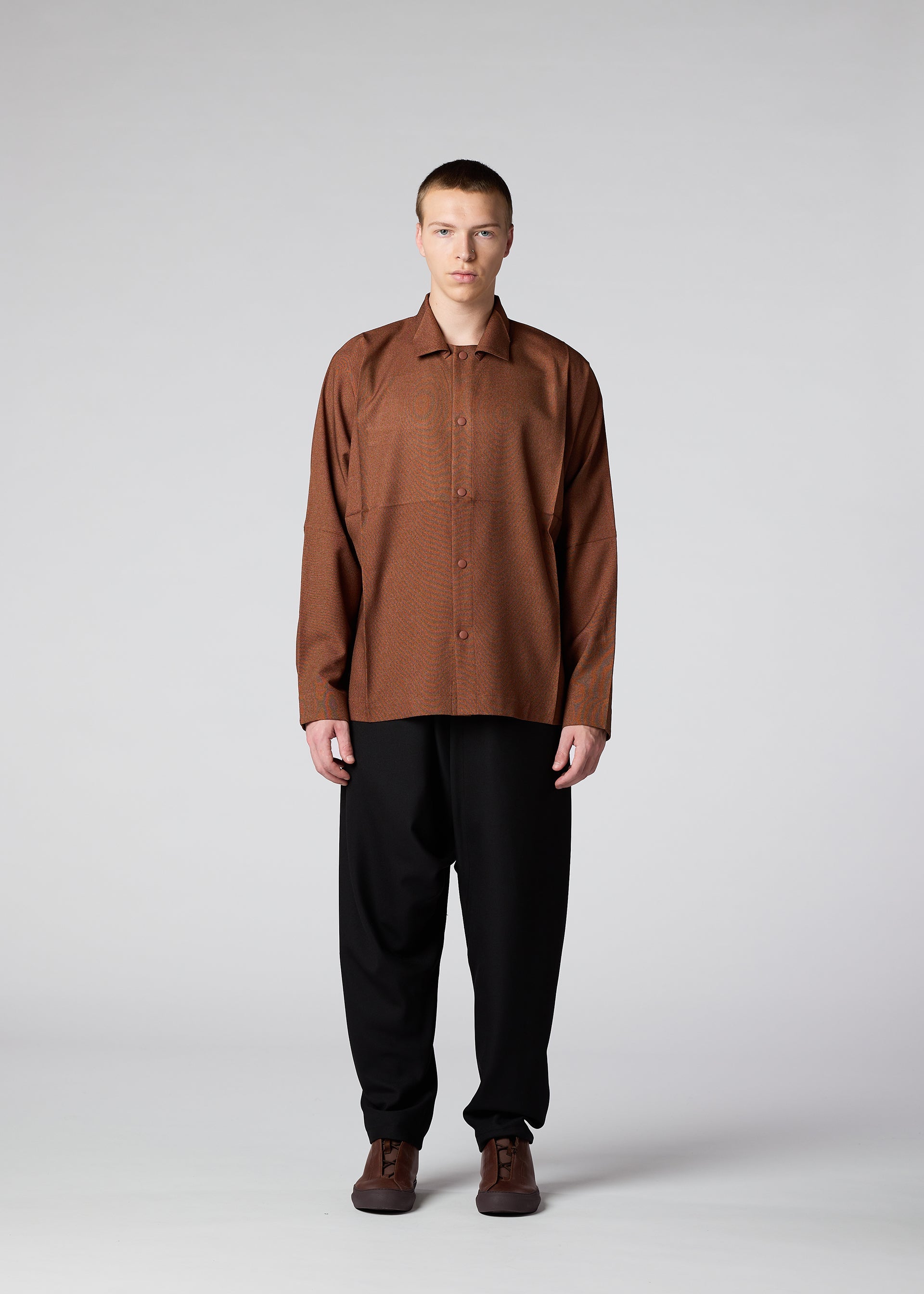 Wool Like Compact Shirt