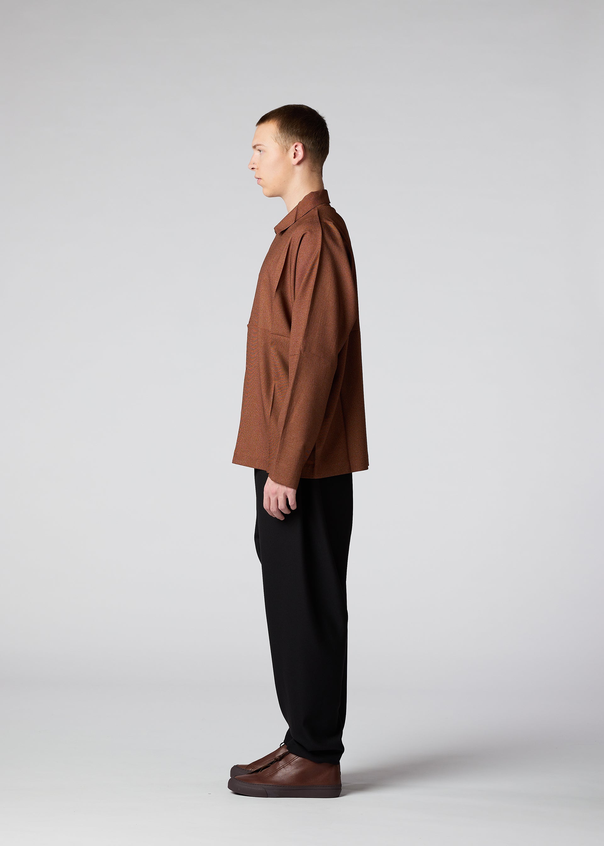Wool Like Compact Shirt