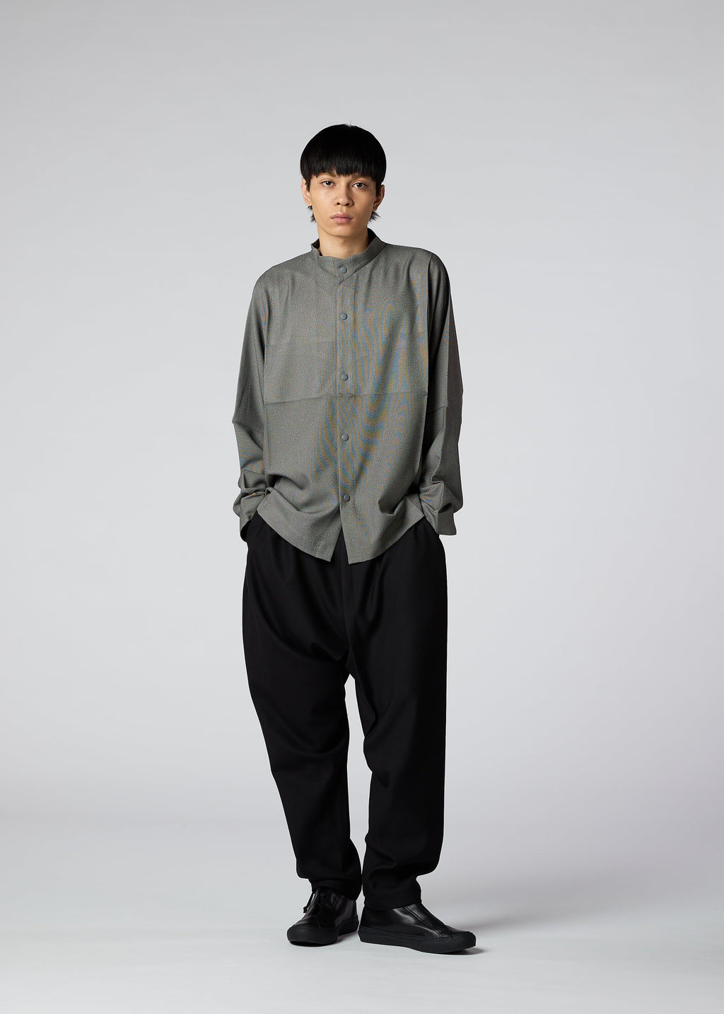 Wool Like Compact Shirt