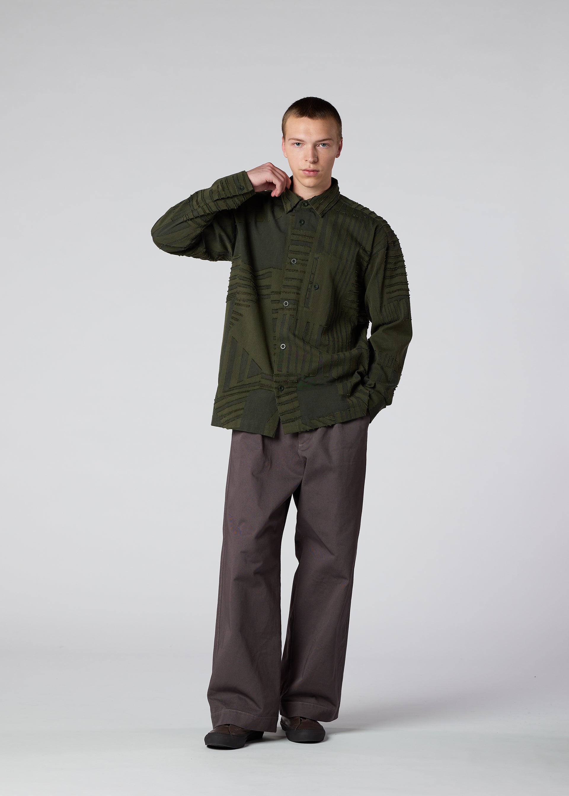 Geometry Jacquard Shirt