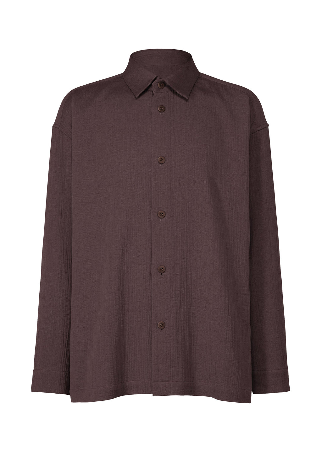 Double Weave Crepe - DARK BROWN