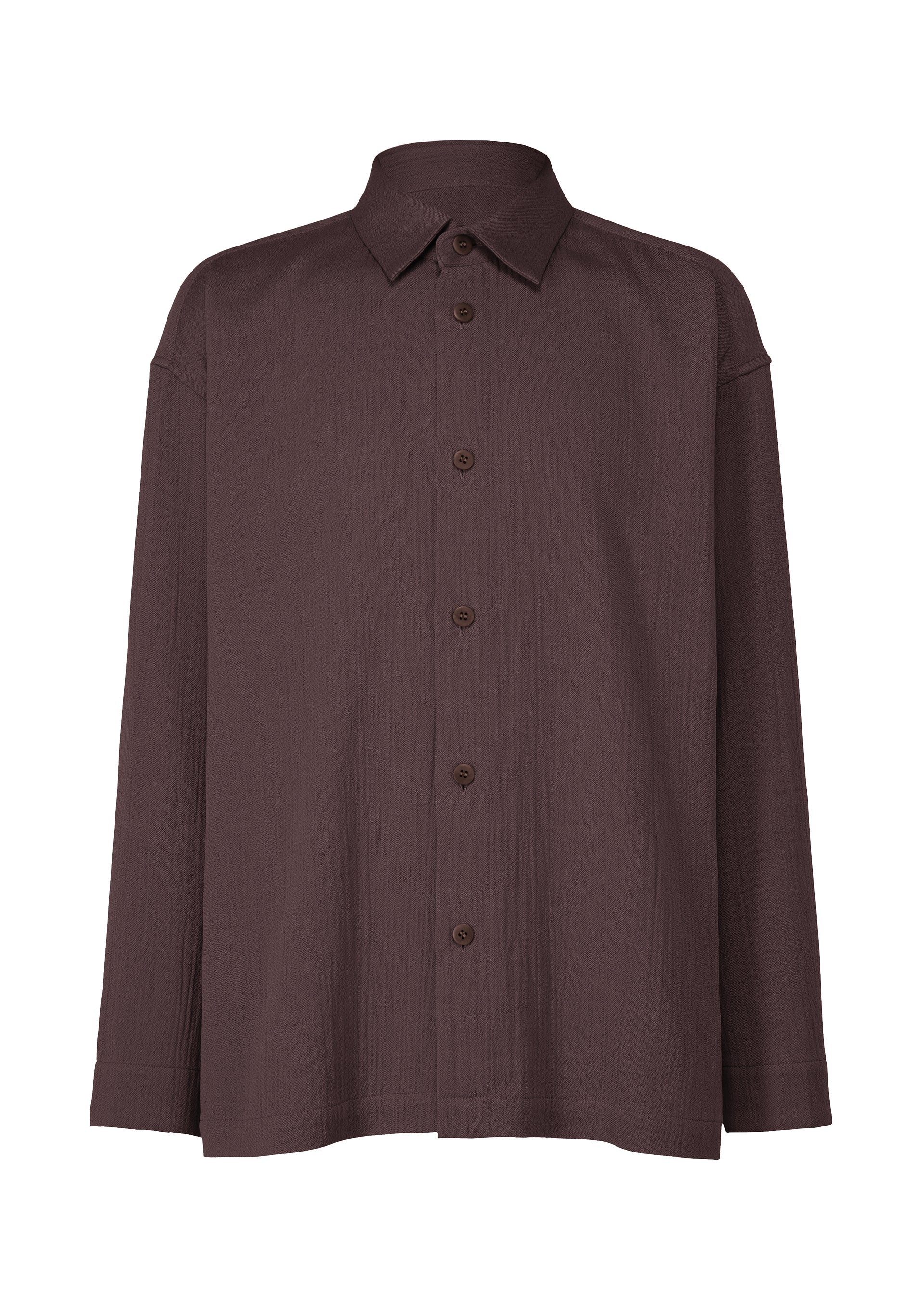 Double Weave Crepe - DARK BROWN