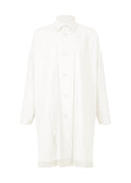 Big Pleats Shirt - WHITE