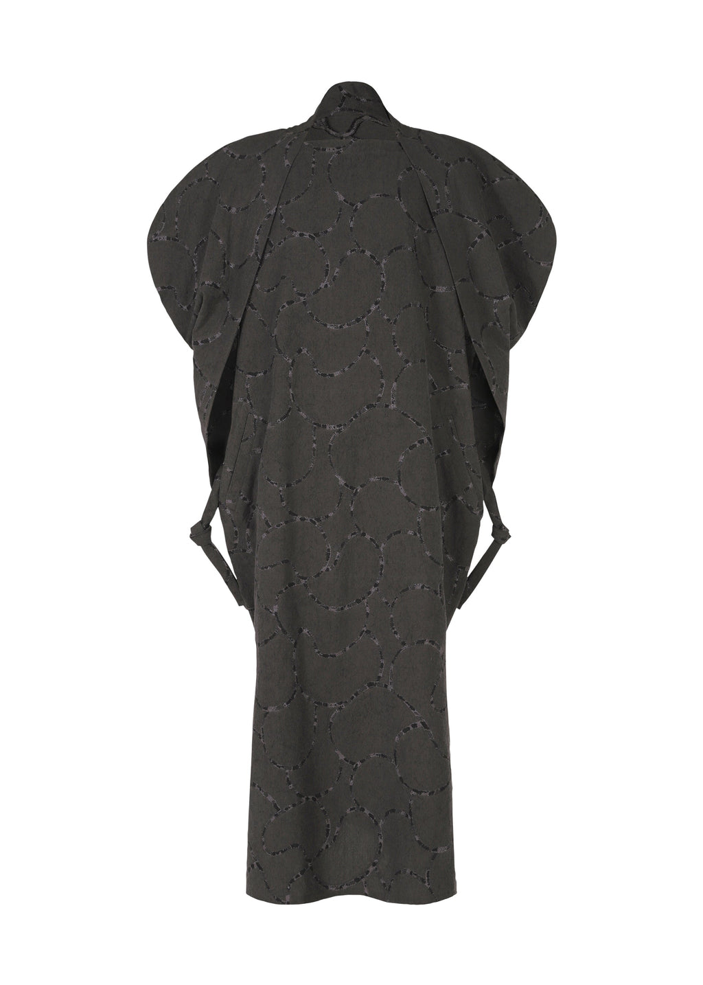 Vase Jacquard Shirt - BLACK