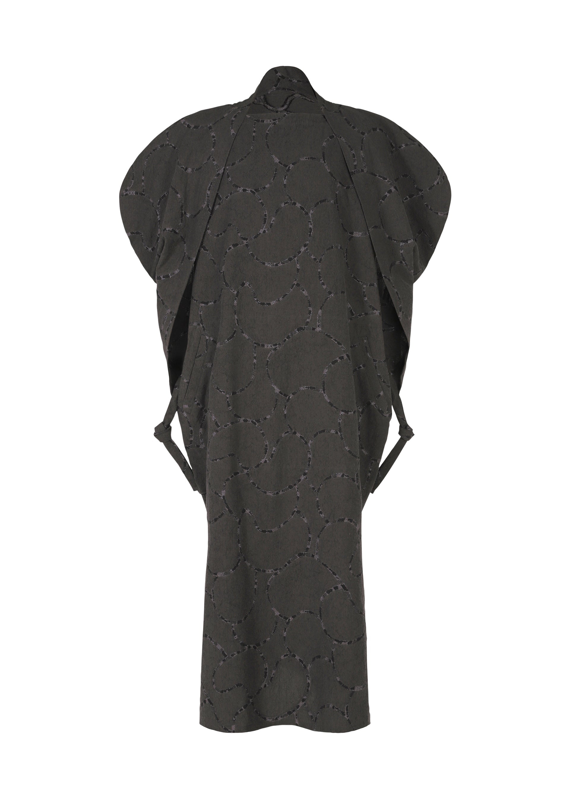Vase Jacquard Shirt - BLACK