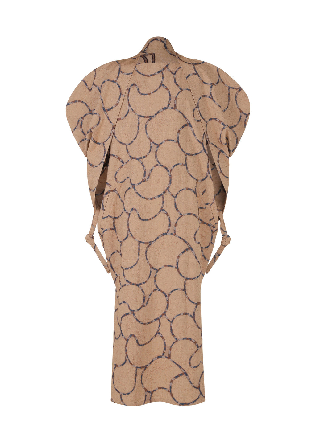 Vase Jacquard Shirt - BEIGE