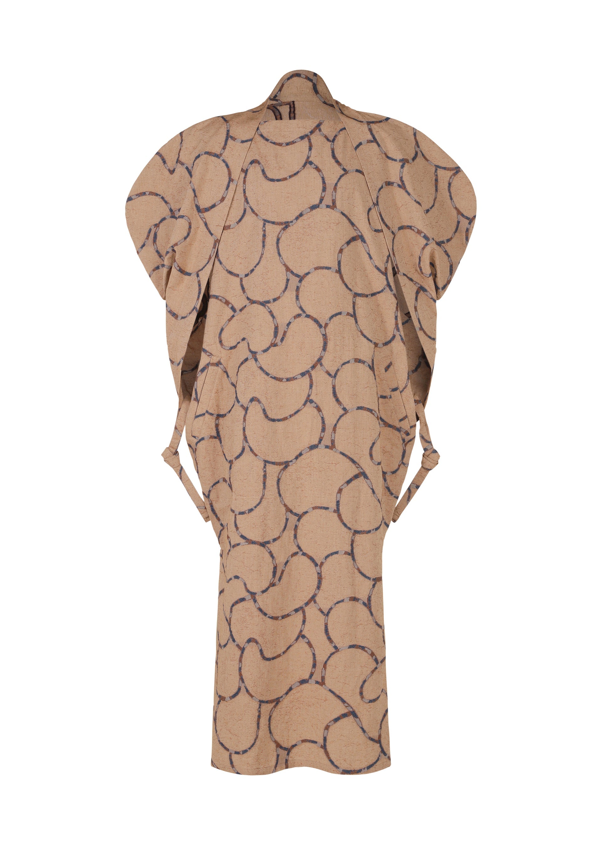 Vase Jacquard Shirt - BEIGE