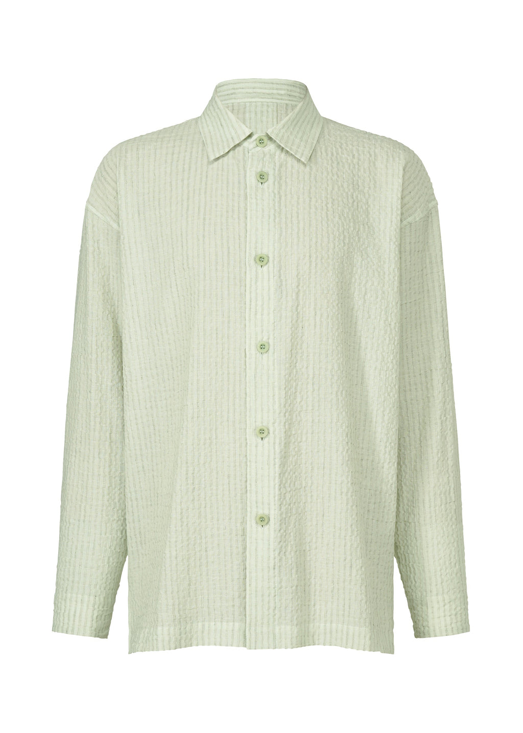 Stripe Linen Shrink - SAGE GREEN