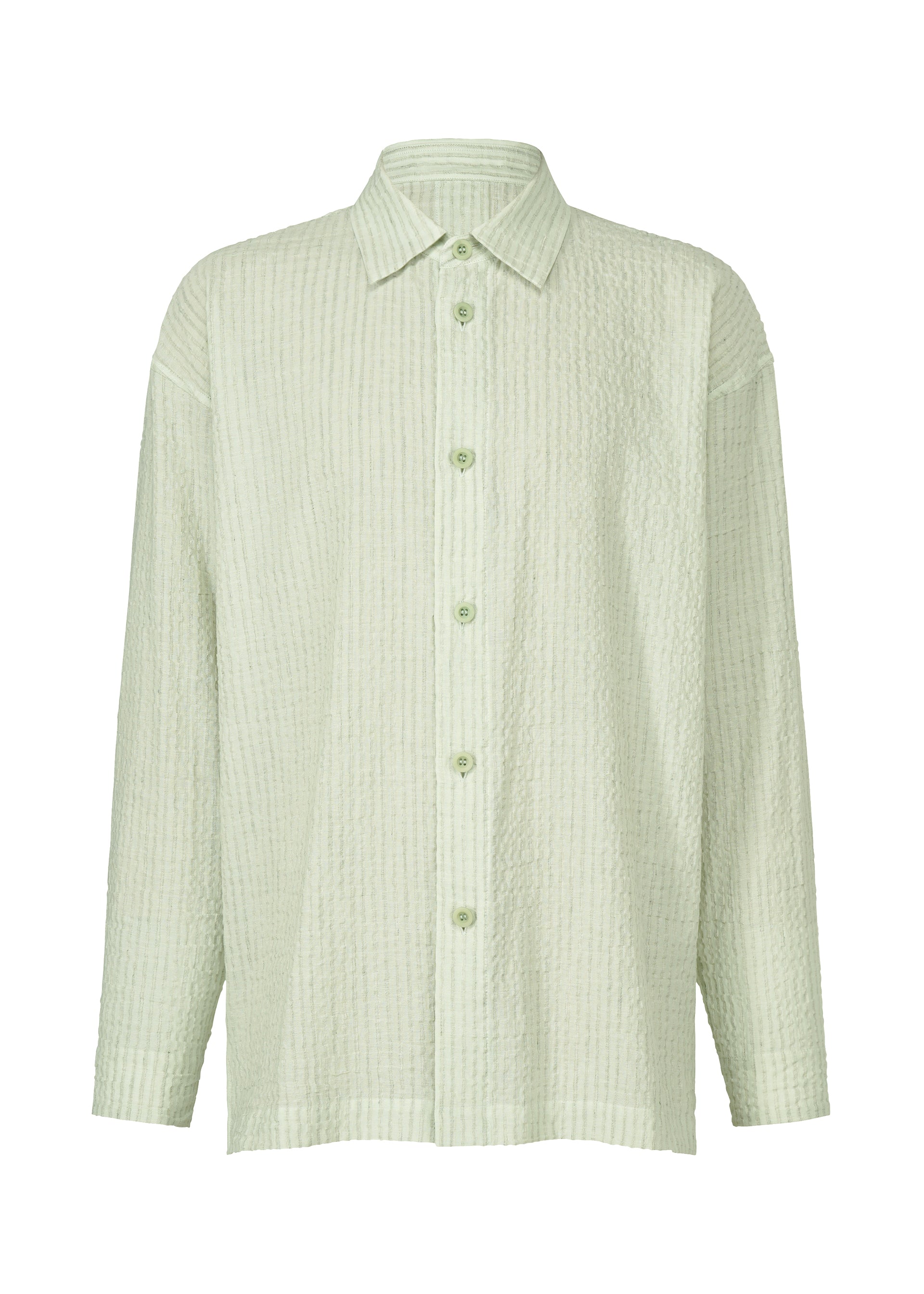 Stripe Linen Shrink - SAGE GREEN