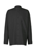 Double Face Cotton Shirt - BLACK