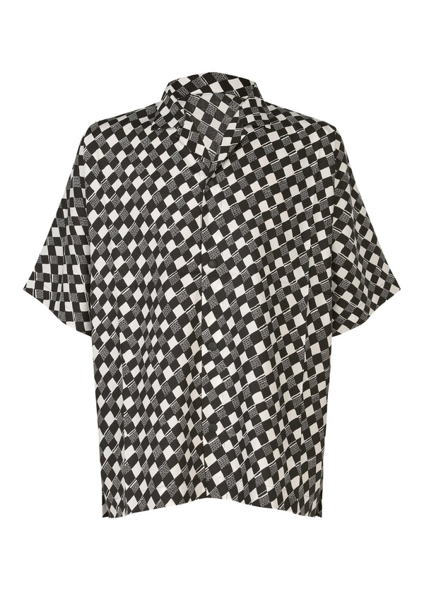 Tie Pattern Shirt - BLACK