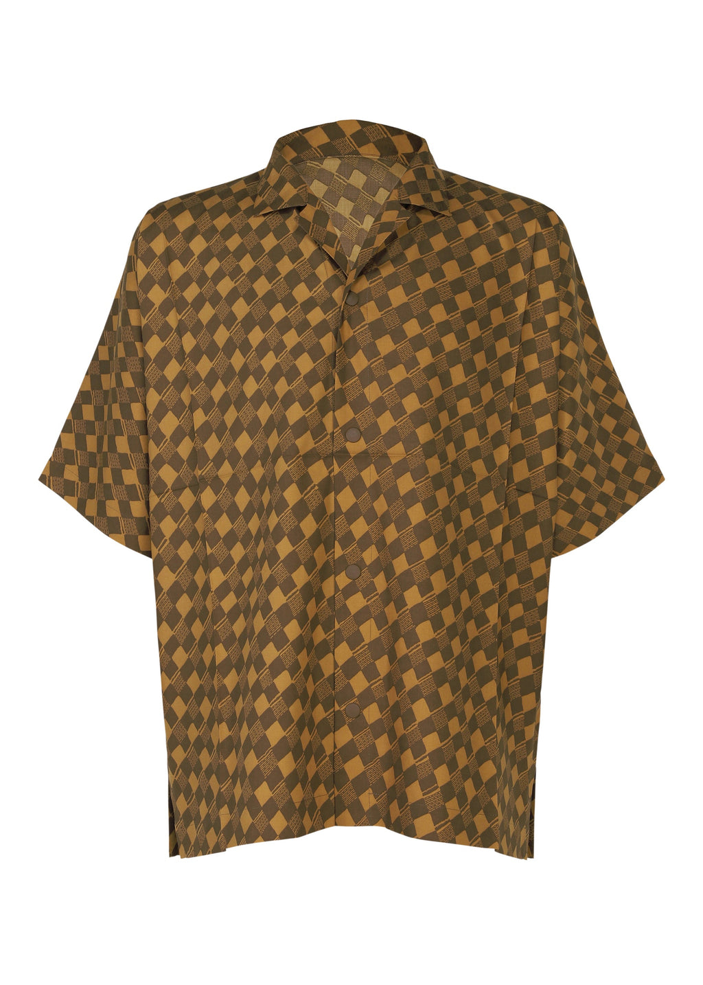 Tie Pattern Shirt - DARK BROWN