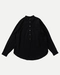 LOT.106 NARROW COLLAR SHIRT - BLACK