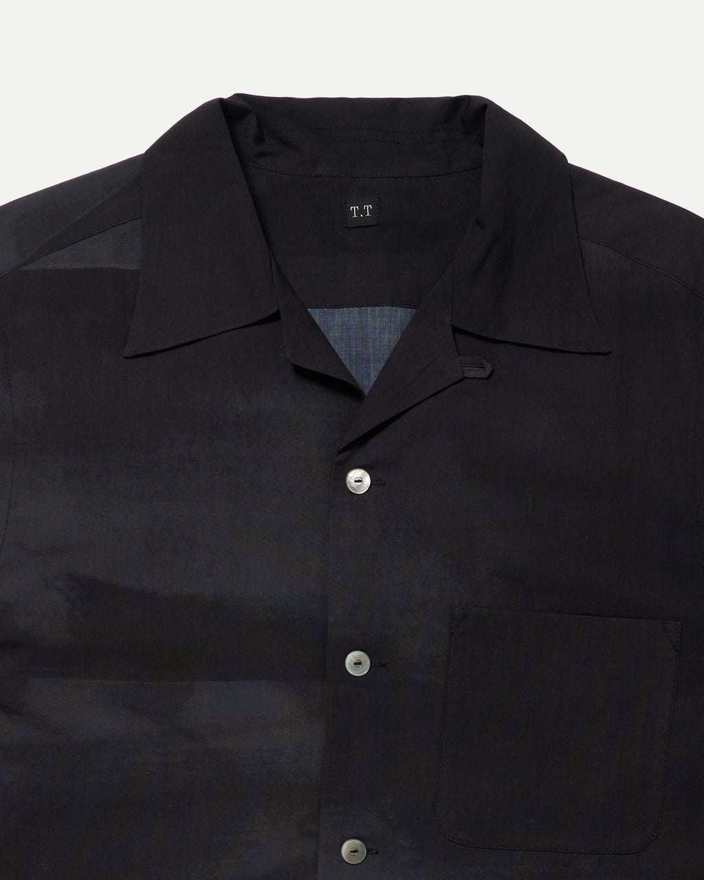 LOT.113 OPEN COLLAR SHIRT