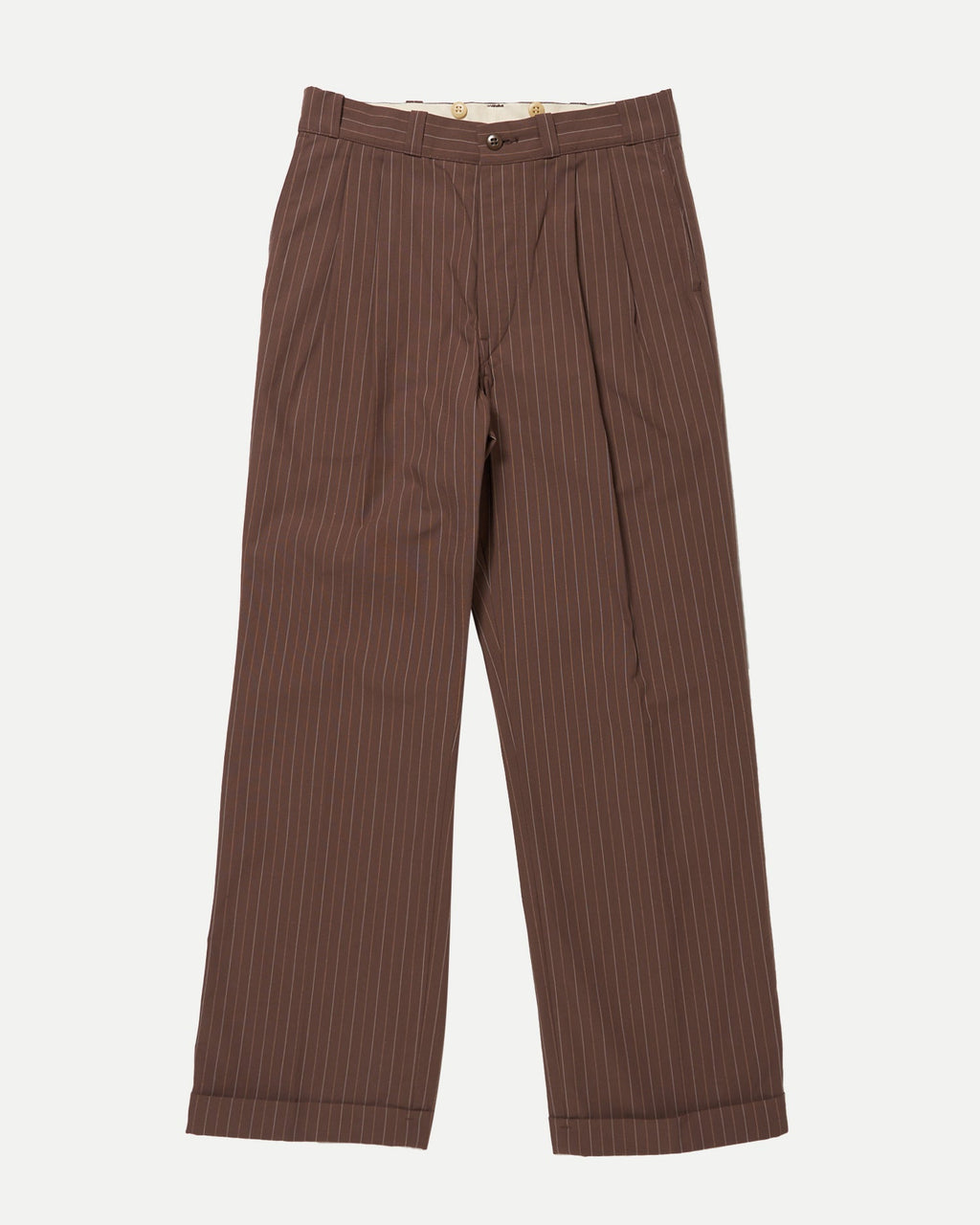 LOT.201 WORK TROUSERS - BROWN