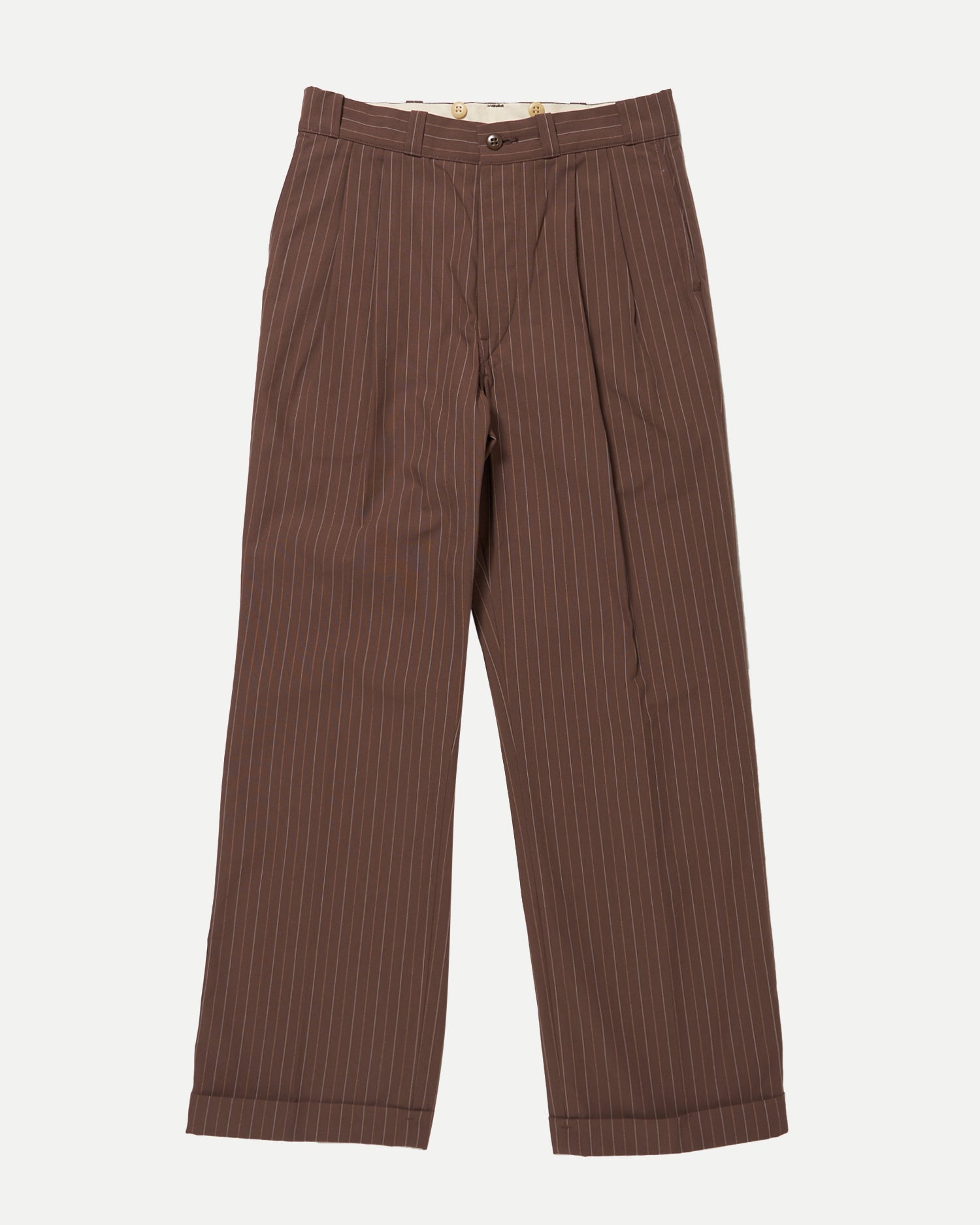 LOT.201 WORK TROUSERS - BROWN