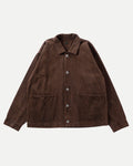 LOT.303 COVERALL JACKET - MUD DYED BROWN