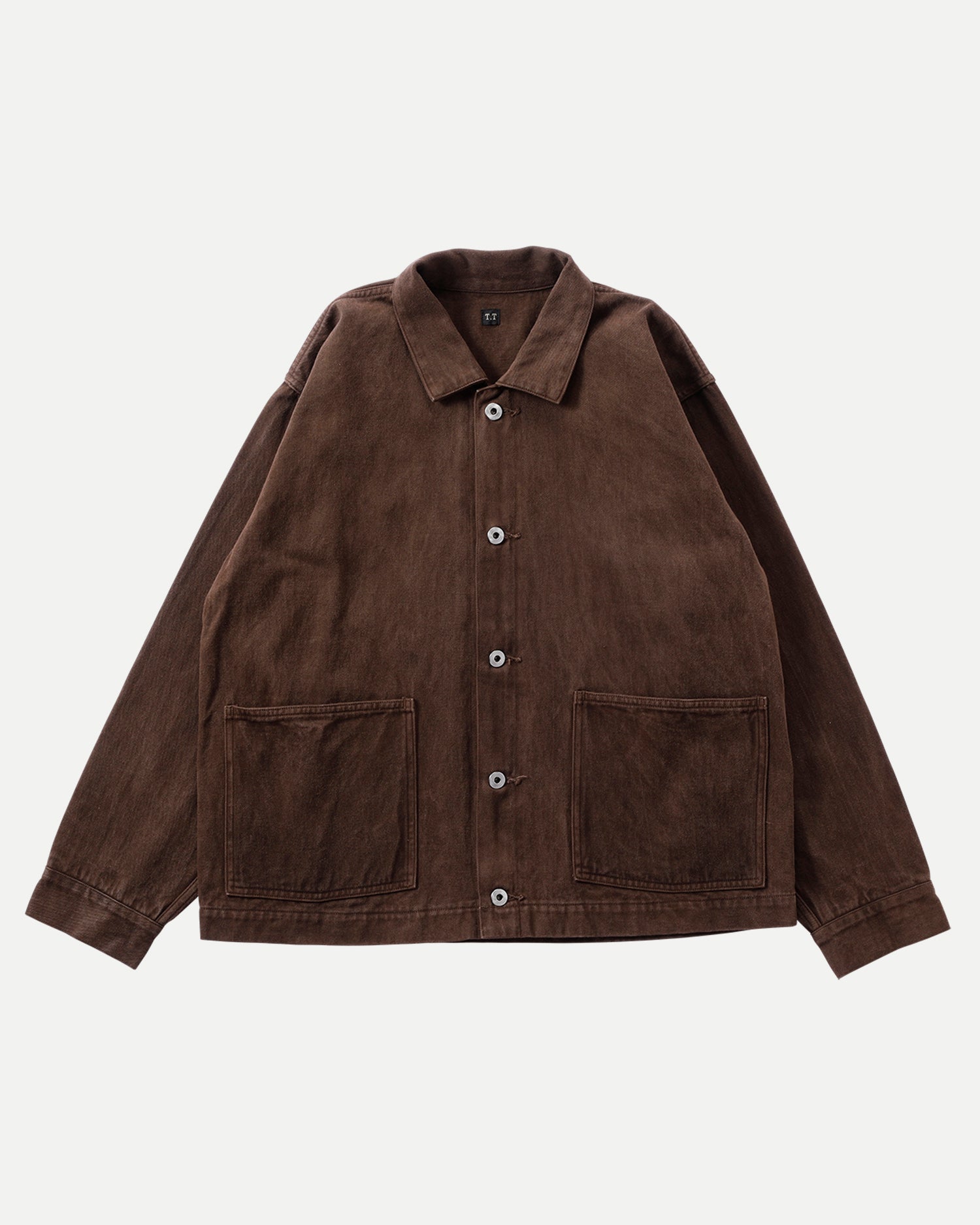 LOT.303 COVERALL JACKET - MUD DYED BROWN