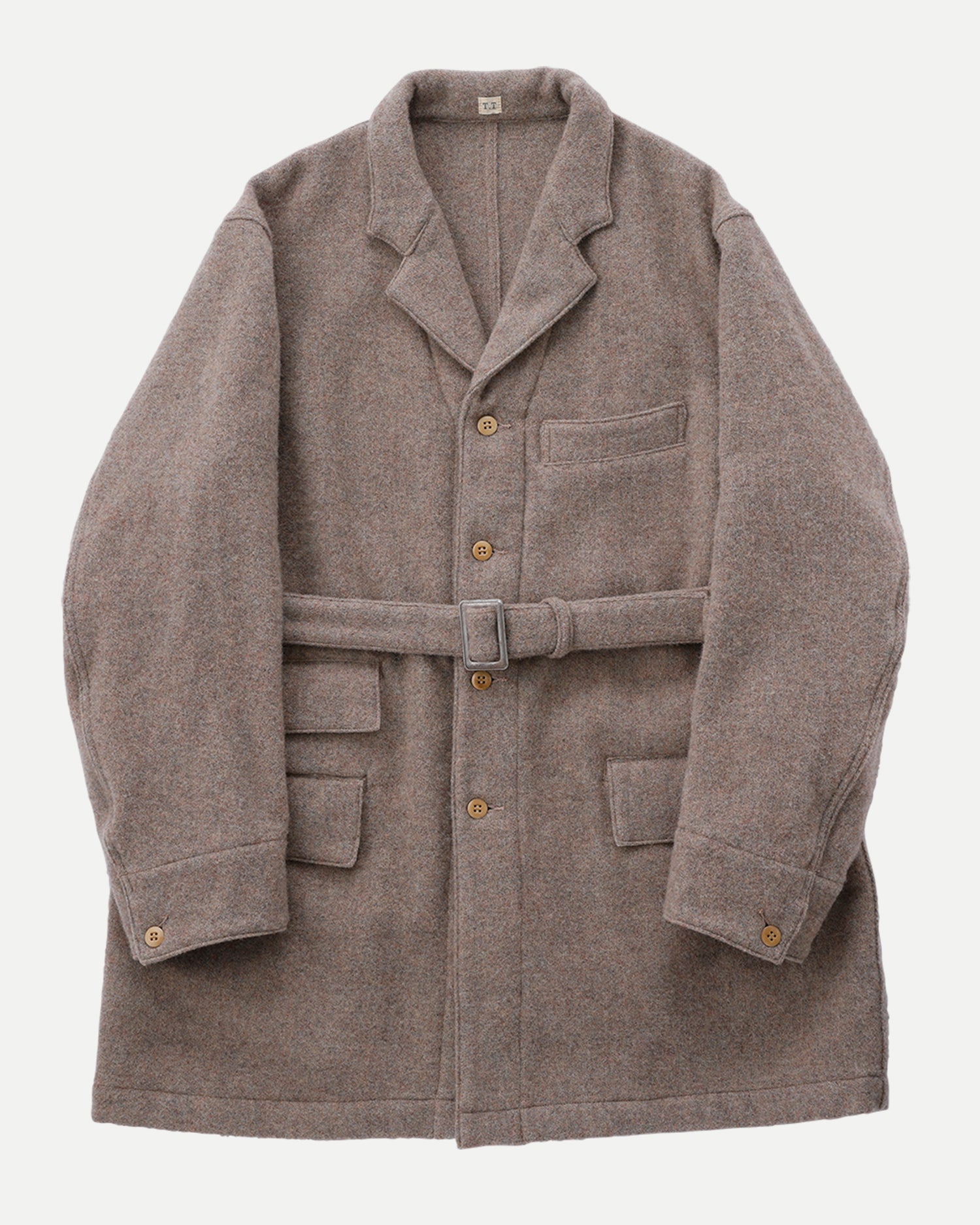 LOT.401 BELTED ENGINEER COAT - BEIGE