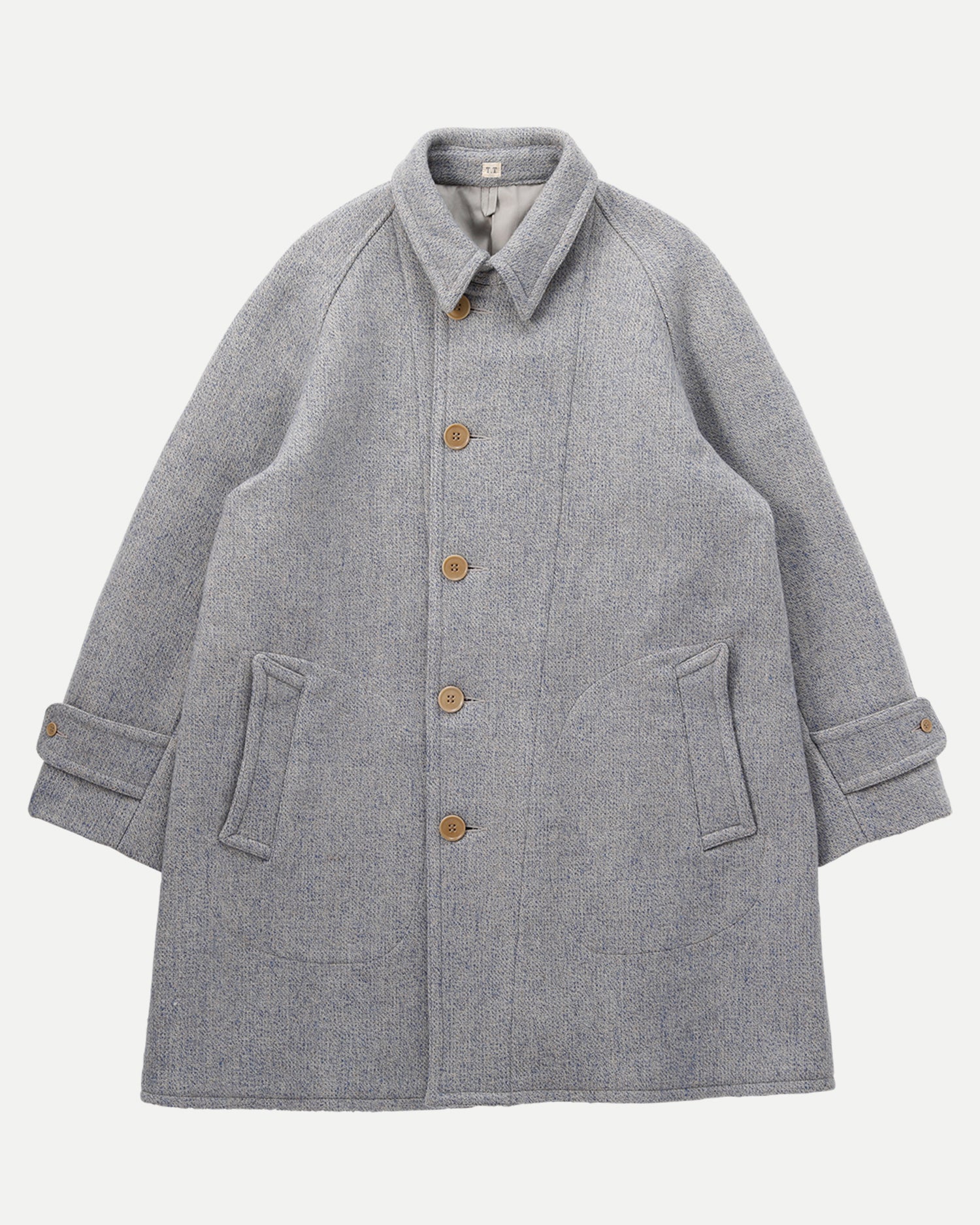 LOT.408 CHIN STRAP COAT - MIX BEIGE