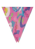 Flower Dome Pleats Stole - PINK-HUED